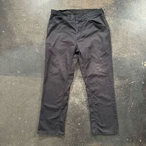 Red Kap Men’s Workwear Faded Black Elastic Waist Pants Size 36 Polyester Blend
